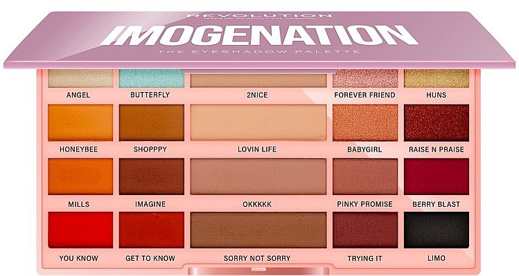 Eyeshadow Palette - Makeup Revolution X Imogenation Eyeshadow Palette — photo N1