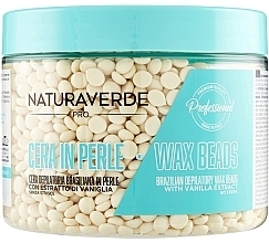 Depilatory Wax Granules 'Vanilla' - Naturaverde Pro Wax Beads Brazilian Depilatory Wax Beads — photo N1