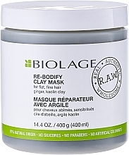 Fragrances, Perfumes, Cosmetics Hair Mask - Biolage R.A.W. Re-Bodify Clay Mask