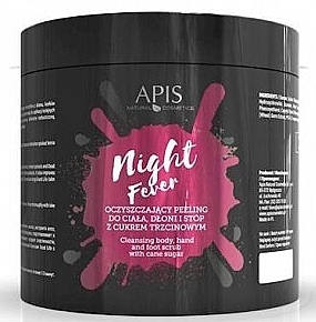 Cleansing Body & Hand Scrub - Apis Professional Night Fever Peelling for Body, Hand & Foot — photo N3