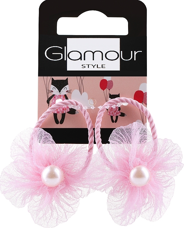 Hair Ties, 171664, pink - Glamour — photo N1