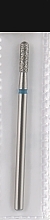 Fragrances, Perfumes, Cosmetics Diamond Nail File Drill Bit, rounded cylinder, L-8 mm, 2.3 mm, blue - Head The Beauty Tools
