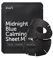 Fragrances, Perfumes, Cosmetics Soothing Face Mask - Klairs Midnight Blue Calming Sheet Mask