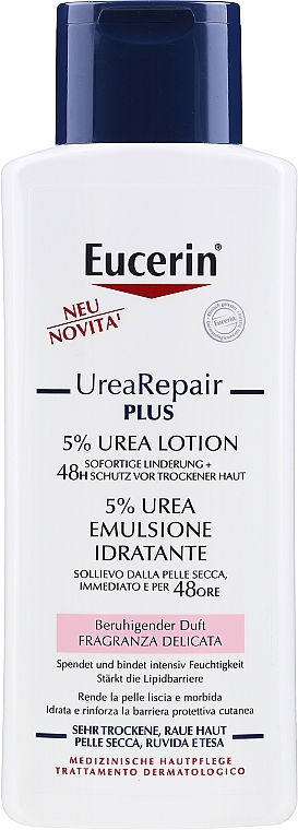 Light Moisturizing Body Lotion for Dry Skin - Eucerin UreaRepair PLUS Lotion 5% Urea — photo N13