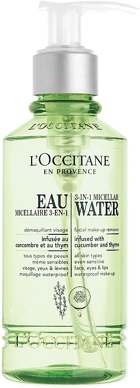 Micellar Water 3 in 1 - L'Occitane 3 In 1 Micellar Water Make-Up Remover — photo N1