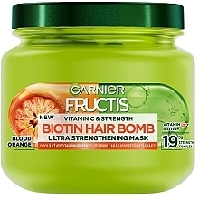 Hair Mask - Garnier Fructis Vitamin & Strength Biotin Hair Bomb Mask — photo N1