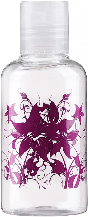 Jar with Cap, 75 ml, purple flowers - Top Choice — photo N1