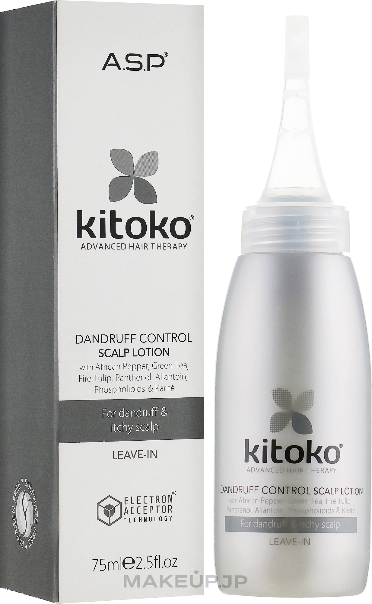 Anti-Dandruff Lotion - Affinage Kitoko Dandruff Control Scalp Lotion — photo 75 ml