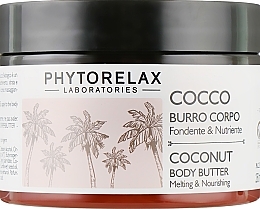 Fragrances, Perfumes, Cosmetics Body Butter - Phytorelax Laboratories Coconut Body Butter