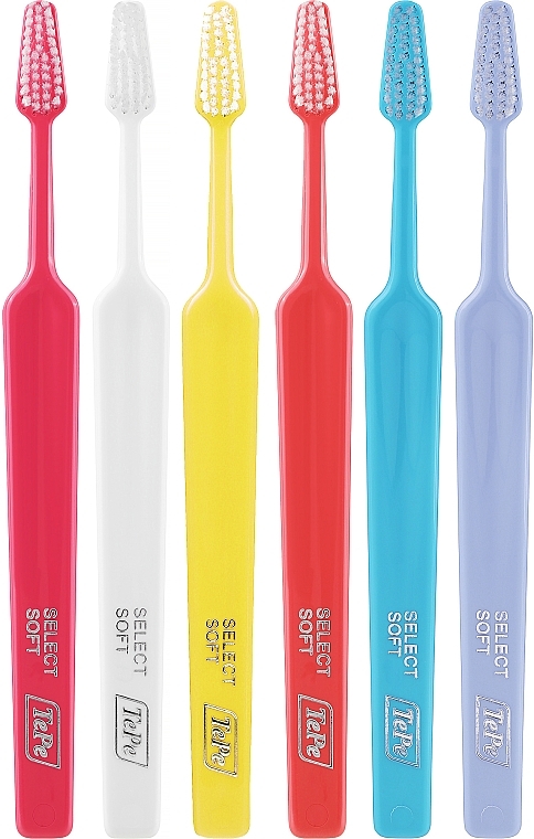 6-Piece Toothbrush Set, version 20 - TePe Select Soft — photo N1