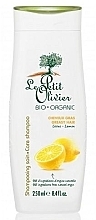 Fragrances, Perfumes, Cosmetics Oily Hair Shampoo - Care shampoo "Le Petit Olivier Organic" Lemon