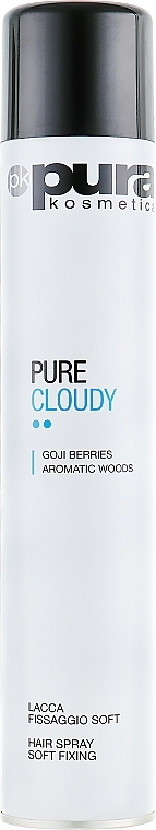 Light Hold Hair Spray - Pura Kosmetica Cloudy Hair Spray — photo N1