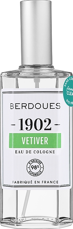 Berdoues 1902 Vetiver - Eau de Cologne — photo N1