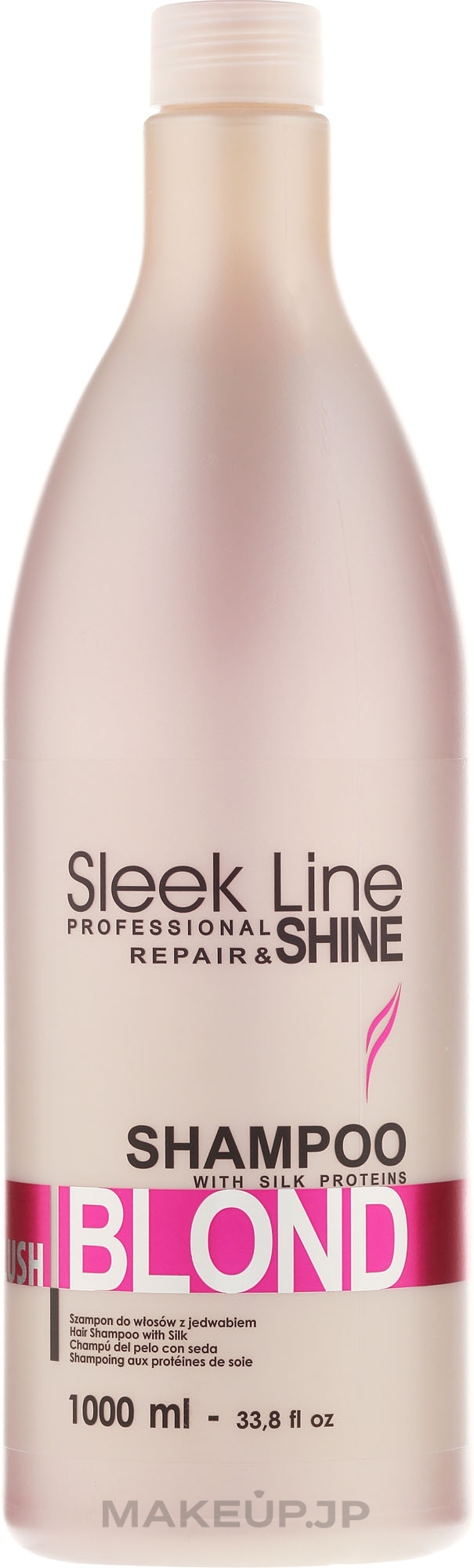 Hair Shampoo - Stapiz Sleek Line Blush Blond Shampoo — photo 1000 ml