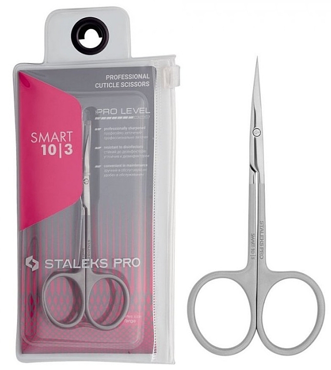 Cuticle Scissors, SS-10/3 - Staleks Pro Smart 10 Type 3 — photo N4