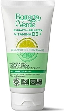 Face Mask - Bottega Verde Beauty Extracts Bergamot Vitamin B3+ Clay Cream Face Mask — photo N1