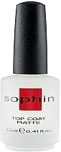 Fragrances, Perfumes, Cosmetics Mattifying Top Coat - Sophin Matte Top Coat