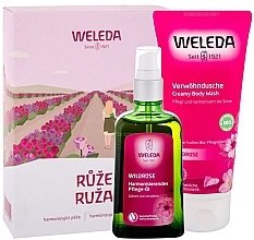 Fragrances, Perfumes, Cosmetics Set - Weleda Wild Rose (oil/100ml + sh/cr/200ml)