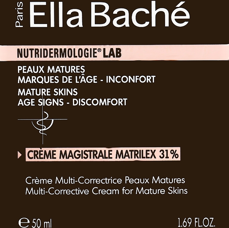 Magistrale Matrilex 31% Face Cream - Ella Bache Nutridermologie® Lab Face Multi-Corrective Cream For Mature Skins — photo N2