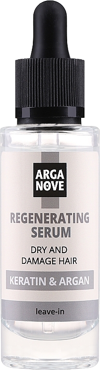 Regenerating Serum for Dry & Damaged Hair - Arganove Regenerating Serum Dry And Damage Hair Leave-in — photo N1