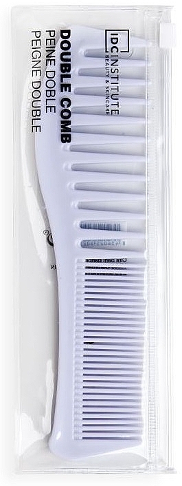 Hair Comb, purple - IDC Institute Double Comb — photo N1