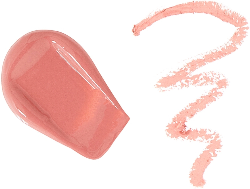 Lip Makeup Set - Makeup Revolution Lip Contour Kit Queen (lip/gloss/3ml + lip/pencil/0.8g) — photo N18