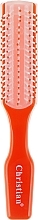 Fragrances, Perfumes, Cosmetics Mini Hair Brush, CR-4236, orange - Christian