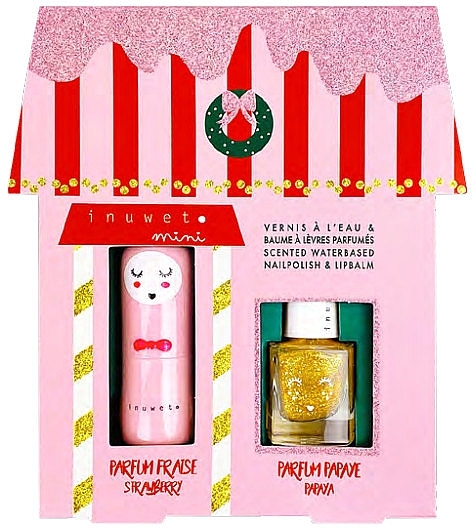 Inuwet Mini Juliette House (lip/balm/3.5g + nail/polish/5ml) - Set — photo N1