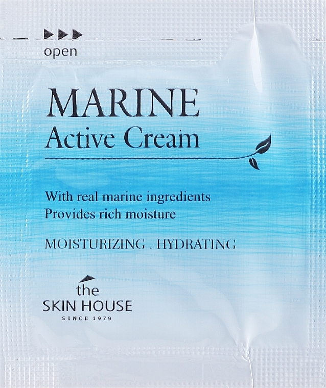 GIFT! Moisturising Ceramide Cream - The Skin House Marine Active Cream (sample) — photo N1