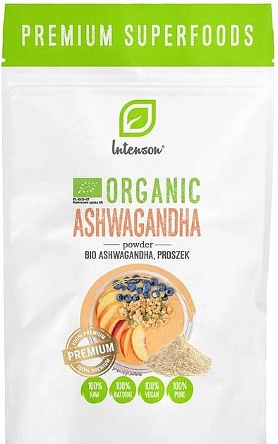 Dietary Supplement Powder 'Ashwagandha' - Intenson Organic Ashwagandha — photo N1