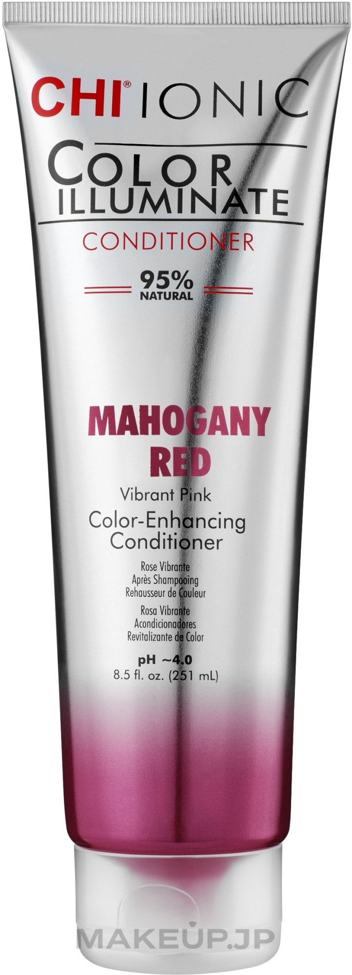 Tinted Conditioner - CHI Ionic Color Illuminate Conditioner — photo Mahogany Red