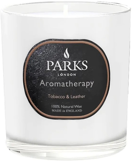 Scented Candle - Parks London Aromatherapy Tobacco & Leather Candle — photo N8