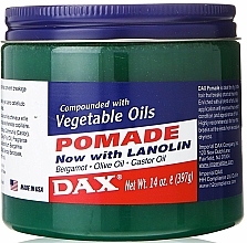 Fragrances, Perfumes, Cosmetics Hair Pomade - DAX Compounded With Vegetable Oils Pomade