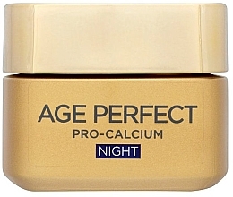 Fragrances, Perfumes, Cosmetics Moisturizing Night Cream - L'Oreal Paris Age Perfect Pro-Calcium Fortifying Night Cream