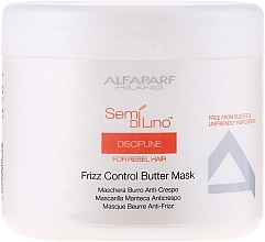 Fragrances, Perfumes, Cosmetics Unruly Hair Mask - Alfaparf Semi di Lino Discipline Frizz Mask