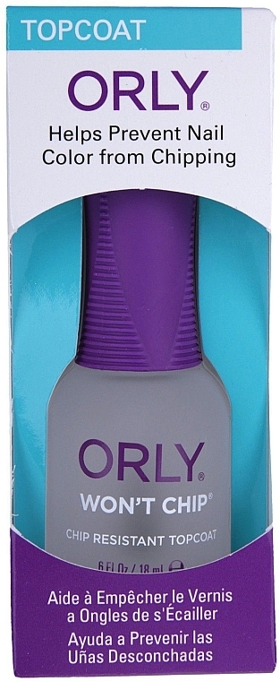 Top Coat with Polymers - Orly Won't Chip — photo N1