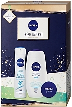 Fragrances, Perfumes, Cosmetics Set - Nivea Fresh Natural (sh/gel/250ml + deo/150ml + cr/30ml)