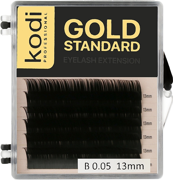 Gold Standard B 0.05 False Eyelashes (6 rows: 13 mm) - Kodi Professional — photo N1