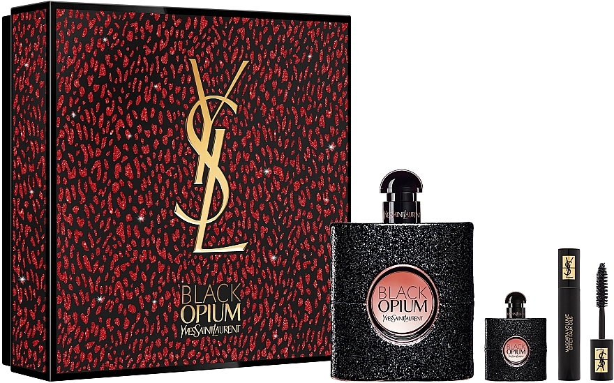 Yves Saint Laurent Black Opium - Set (edp/90ml + edp/7,5 ml + mascara/2ml)  — photo N1