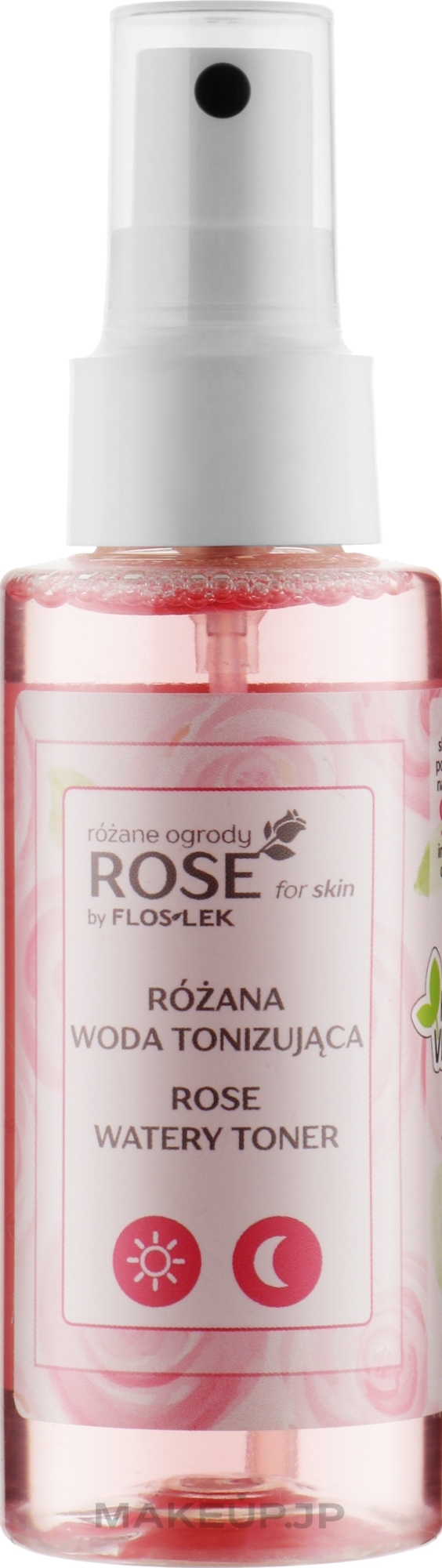 Natural Rose Watery Toner for Neck & Decollete - Floslek — photo 95 ml