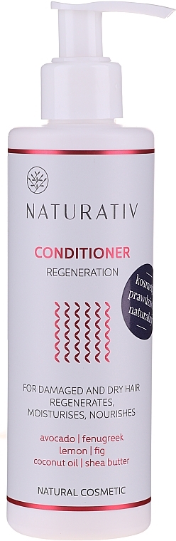 Hair Conditioner "Repair" - Naturativ Regeneration Conditioner — photo N1