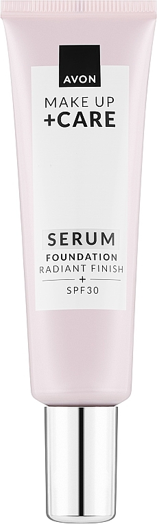 Foundation Cream Serum - Avon Make Up + Care Serum Foundation Radiant Finish SPF30 — photo N1