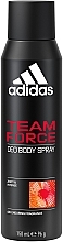 Adidas Team Force Deo Body Spray 48H - Deodorant Spray — photo N3