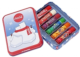 Fragrances, Perfumes, Cosmetics Lip Balm Set - Lip Smacker Coca-Cola Polar Bear Tin Box (balm/6x4g)