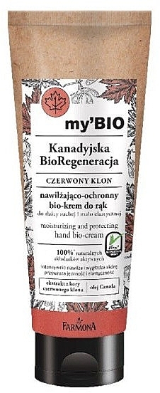 Hand Bio-Cream "Red Maple" - Farmona My’Bio Canadian Regeneration Hand Bio-Cream — photo N1