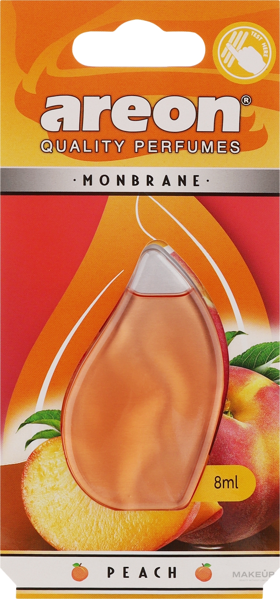 Car Air Freshener - Areon Monbrane Peach — photo 8 ml