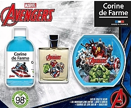 Fragrances, Perfumes, Cosmetics Corine De Farme Avengers - Set (edt/50ml + sh/gel/300ml + acc/1pc)	