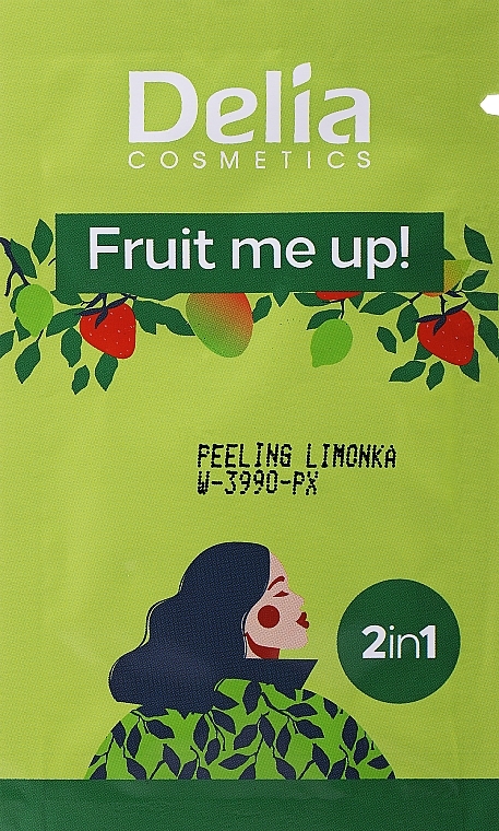 GIFT! Face & Body Peeling with Lime Scent - Delia Fruit Me Up! Face & Body Peeling (sample) — photo N1