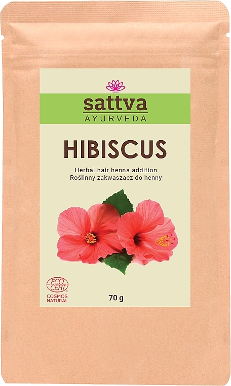 Hair Mask - Sattva Hibiscus Herbal Hair Henna Adition — photo N1