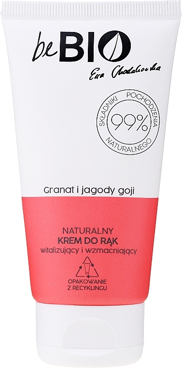 Hand Cream - BeBio Natural Hand Cream Goji Berry & Pomegranate — photo N1